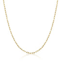 14K Gold Paperclip Chain Necklace
