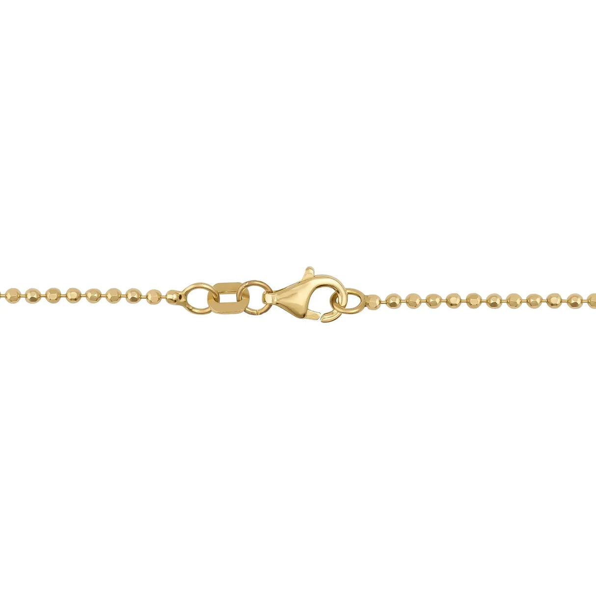 Ball Chain Necklace – Beaded Gold Chain with Polished Sphere Links - Heon Jewelry