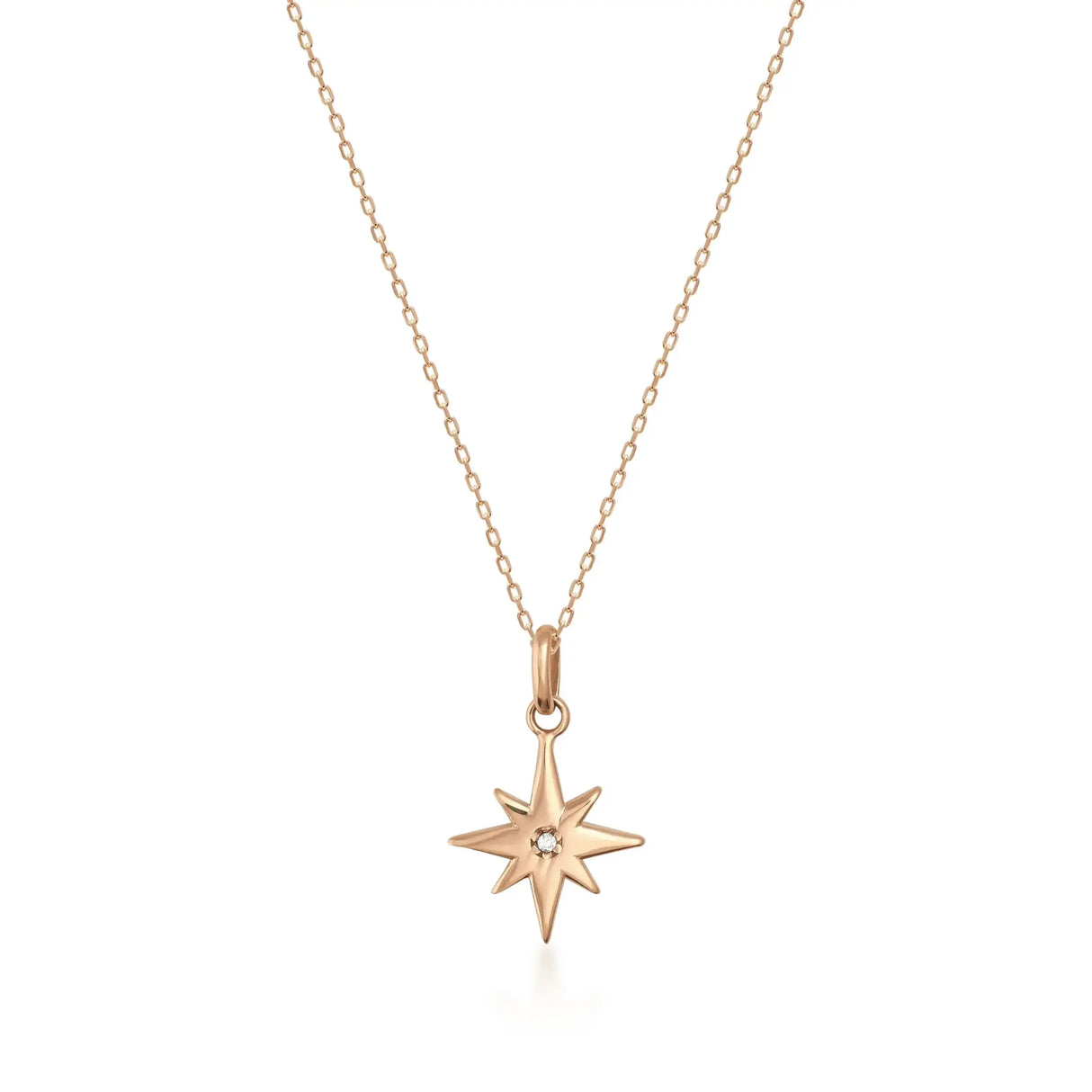 Celestial North Star Necklace – Guiding Light Pendant - Heon Jewelry