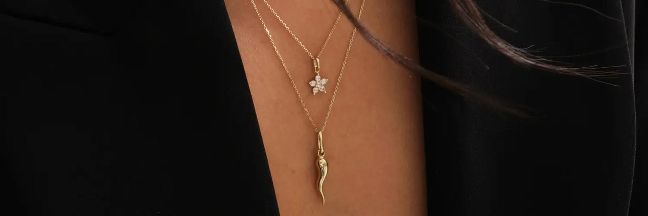 14K Solid Gold Necklaces - Heon Jewelry