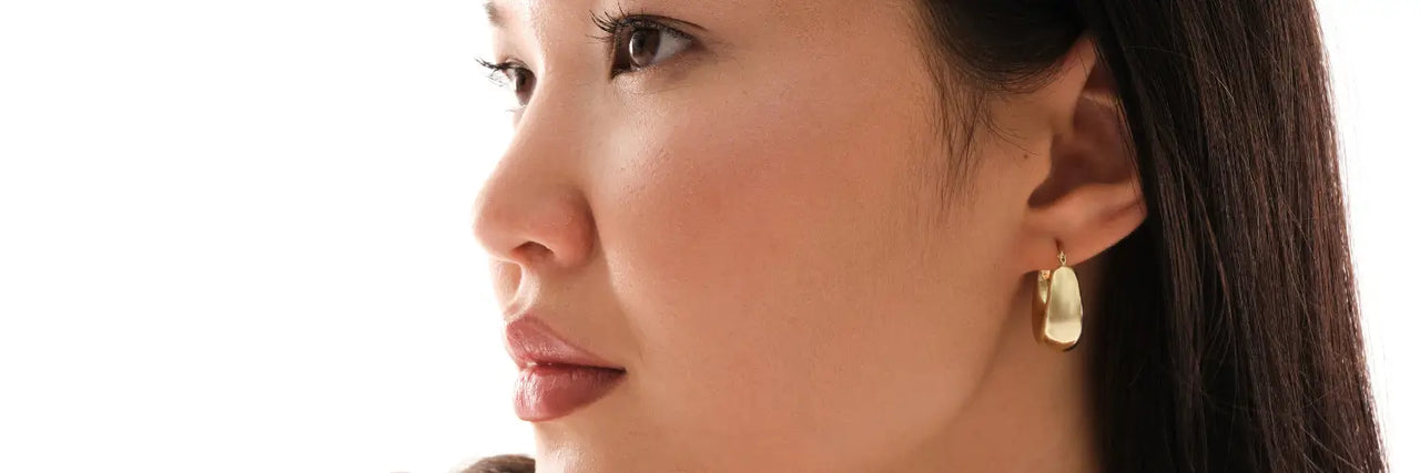 14K Solid Gold Earrings - Heon Jewelry