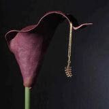 Olive Branch Gold Pendant Necklace – Peace & Renewal Symbol