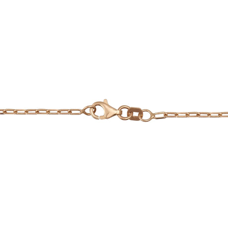 Elongated Paperclip Chain Necklace – 1.80mm Narrow Oval Links - Heon Jewelry