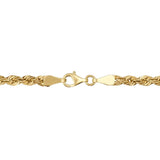Rope Chain Necklace – Twisted Solid Link Gold Rope Chain - Heon Jewelry