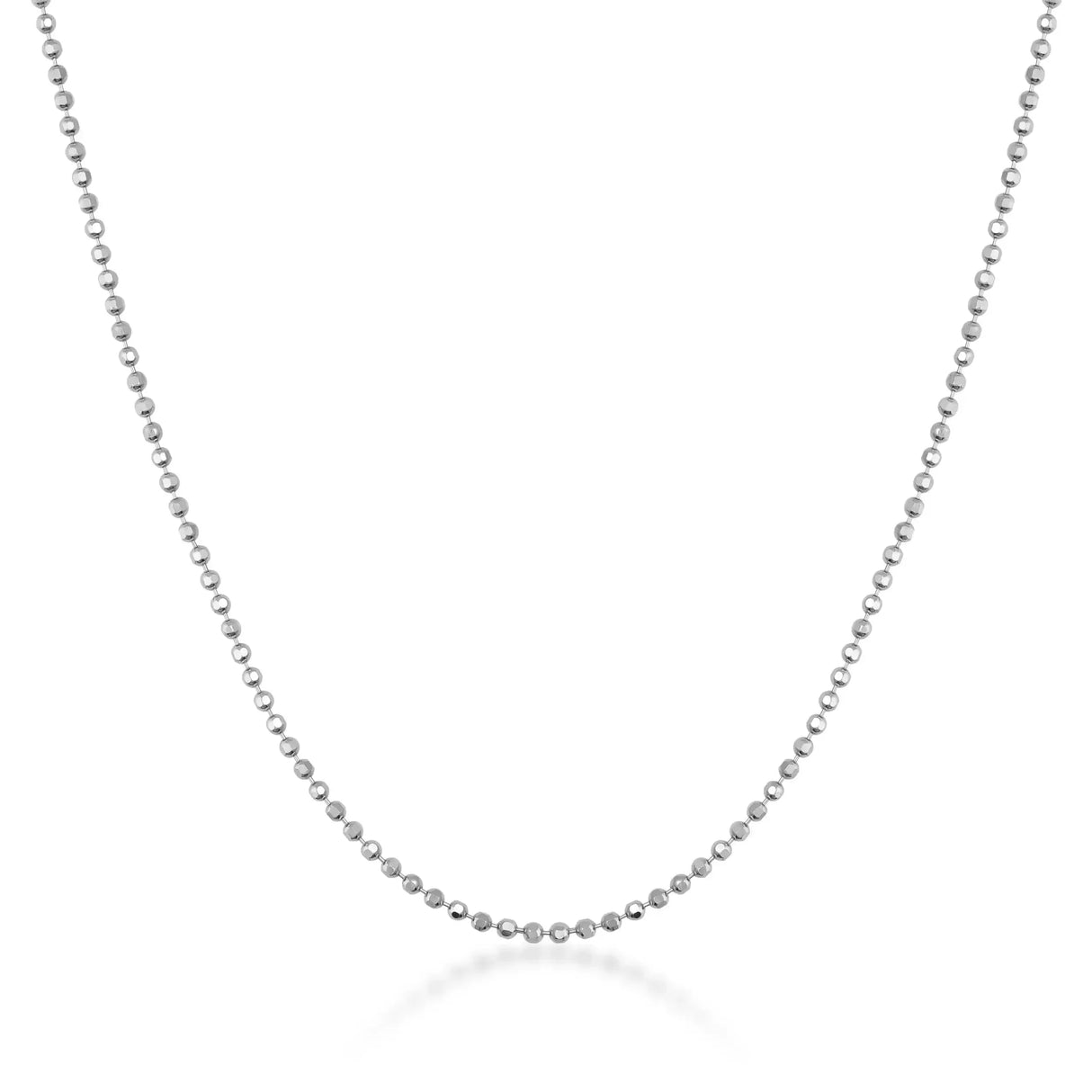 Ball Chain Necklace – Beaded Gold Chain with Polished Sphere Links - Heon Jewelry