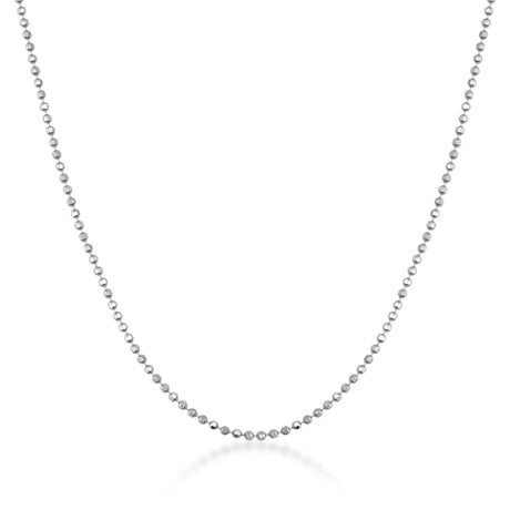 Ball Chain Necklace – Beaded Gold Chain with Polished Sphere Links - Heon Jewelry