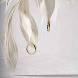 Minimal 14K Gold Classic Hoop Earrings – Lightweight Everyday Hoops