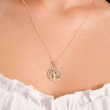 Tree of Life Necklace in 14K Solid Gold