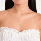 Evil Eye Sapphire Necklace – Protection Charm, Blue Eye Pendant