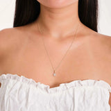 Flower Star Pendant Necklace – Dainty Floral Charm