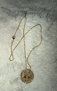 Photo client : Chaîne maille boule en or 14 carats