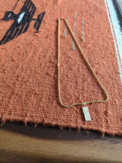 Foto de cliente: Collar con disco sol radiante en oro de 14 quilates