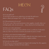 14K Solid Gold White Topaz Necklace Minimal Solitaire Gold Pendant Everyday Jewelry Gift