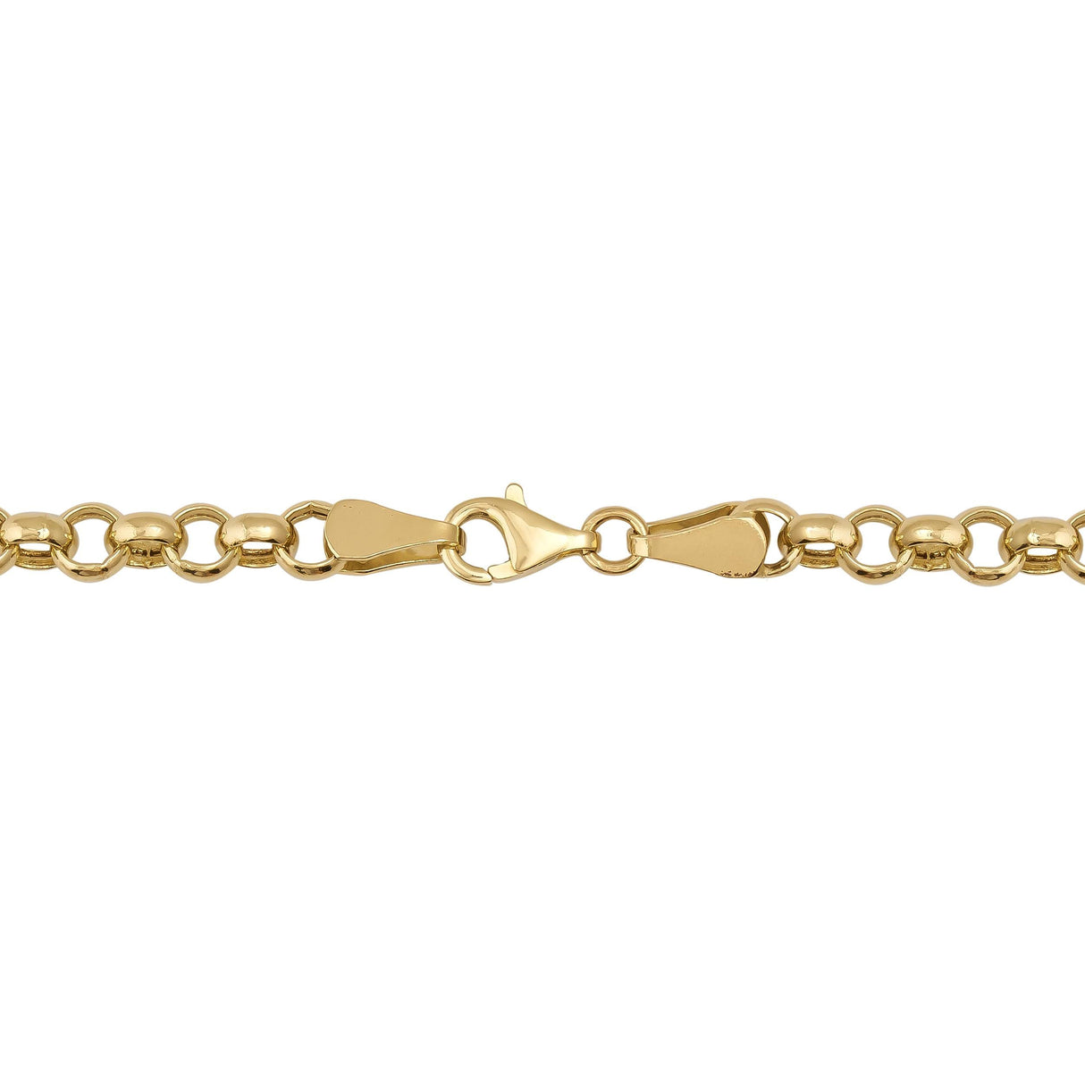 FULL Solid 14K Gold Rolo Link Chain Necklace: Belcher Chain