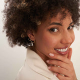 Minimal Gold Circle Earrings 14K Solid Gold Timeless Jewelry