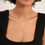 Heart Infinity Necklace 14K Solid Gold Romantic Love Jewelry Valentines Day Gift for Her