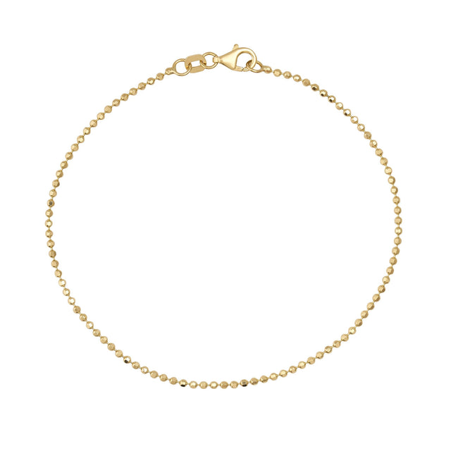 Bracelet maille boule en or 14 carats en or 14 carats